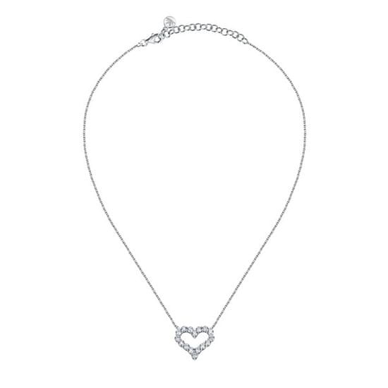 Morellato Čudovita srebrna ogrlica s srcem Tesori SAIW128