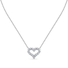 Morellato Čudovita srebrna ogrlica s srcem Tesori SAIW128