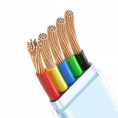 Mcdodo MCDODO KOTNI USB-C KABEL ZA HITRO POLNJENJE USB TIPA C 6A 100W MODRI 1M