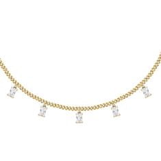 Morellato Elegantna pozlačena ogrlica z obeski Baguette SAVP01