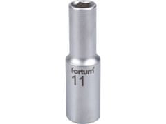 Fortum Vtičnica Fortum (4700511) podaljšana, 1/2", 11mm, L 77mm, 61CrV5