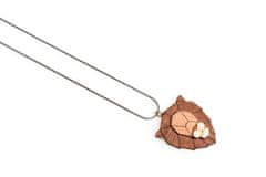 BeWooden ženske dřevěný obesek na vratu Lion Pendant univerzalna