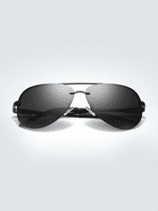 VeyRey Polarizacijski očala pilotska Laudin črno steklo
