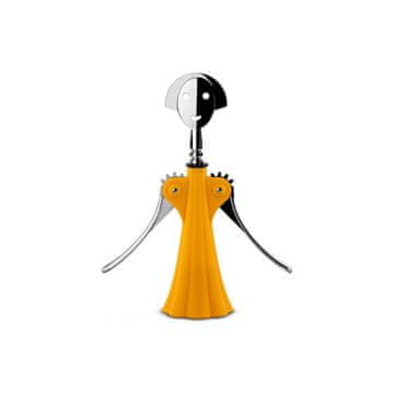 Alessi Odpirač za steklenico Anna G. / rumen / inox, pvc