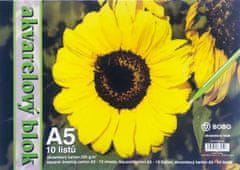 Akvarelni blok A5, prazen, 10 listov
