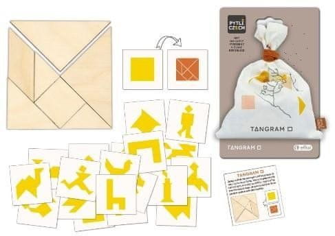 Pytlíczech Tangram square - lesene uganke za vaš žep