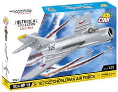 Cobi 5821 S-102 Češkoslovaških letalskih sil iz hladne vojne, 1:32, 504 k, 1 f