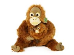Rappa Plišasti orangutan z dojenčkom 28 cm