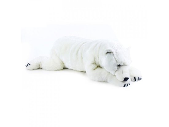 Rappa Plišasti veliki ležeči polarni medved 109 cm