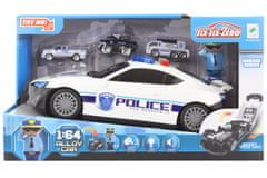 Lamps Policijski avto na baterije 2v1