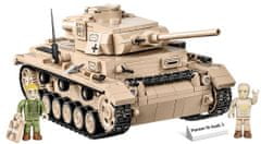 Cobi Druga svetovna vojna Panzer III Ausf J, 2 v 1, 780 kock, 2 figurici