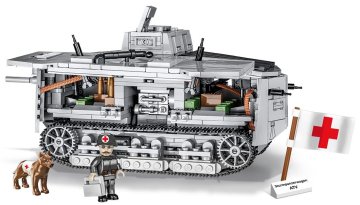 Cobi 2989 Sturmpanzerwagen A7V iz velike vojne, 1:35, 840 k, 2 f