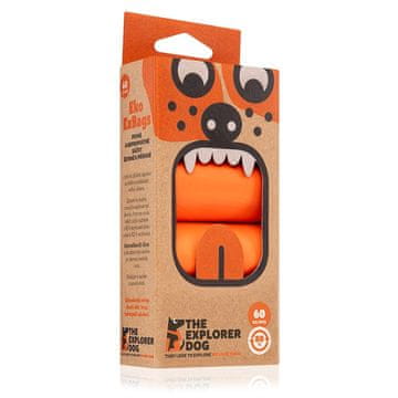 EXPLORER DOG Reciklirane vrečke za pasje iztrebke 60 kosov