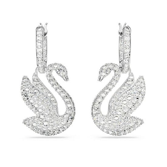 Swarovski Uhani Decent Swan Iconic Swan 5647545