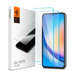 Spigen AGL05967 Slim zaščitno steklo za Samsung Galaxy A34 5G, 2 kosa