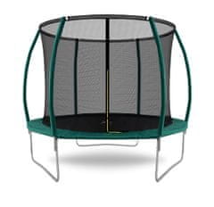 Aga SPORT EXCLUSIVE Trampolin 305 cm Temno zelena + zaščitna mreža