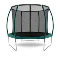 Aga SPORT EXCLUSIVE Trampolin 305 cm Temno zelena + zaščitna mreža