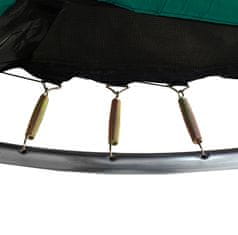 Aga SPORT EXCLUSIVE Trampolin 250 cm Temno zelena + zaščitna mreža