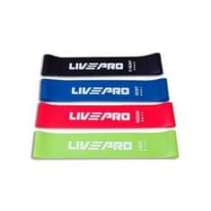 LivePro Odpornost fitnes aerobna guma LivePro SET 4 kosi