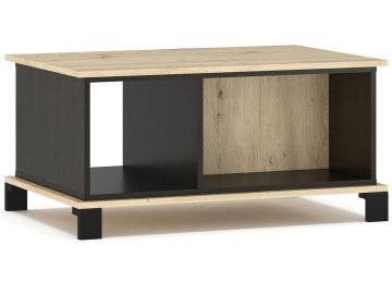 nabbi Klubska mizica Vinap CT - obrtniški hrast / temni wenge