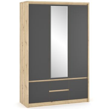 nabbi Daicos W-3D2DRWS trivratna omara z ogledalom