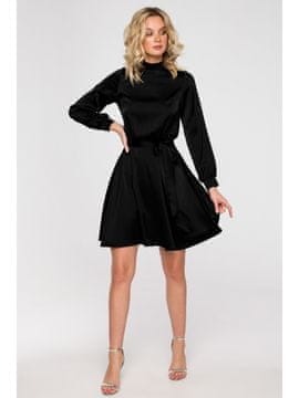makover Ženska mini obleka Adese K157 črna