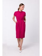 Style Stylove Ženska mini obleka Uleki S335 sliva XL