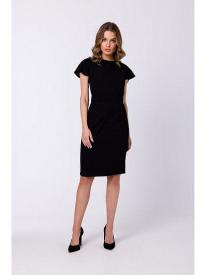 Style Stylove Ženska mini obleka Lyoth S336 črna