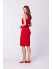 Style Stylove Ženska mini obleka Lilott S342 rdeča S