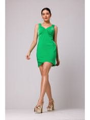 makover Ženska mini obleka Elaice K159 svetlo zelena L
