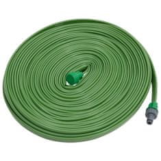 Greatstore Škropilna cev 3-delna zelena 22,5 m PVC