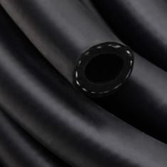 Greatstore Hibridna zračna cev črna 10 m guma in PVC