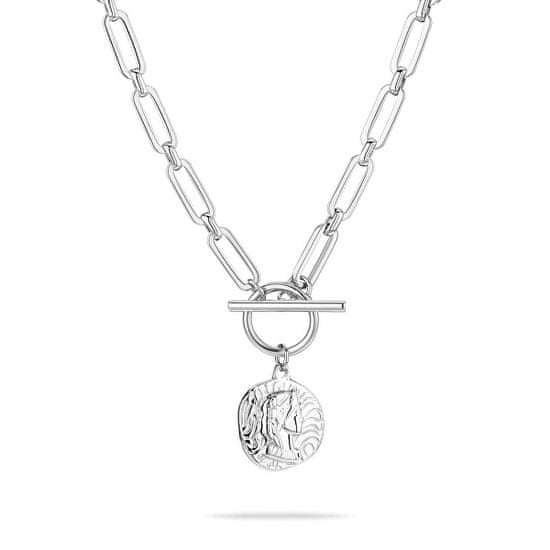 Tamaris Moderna jeklena ogrlica za kovance TJ-0438-N-45