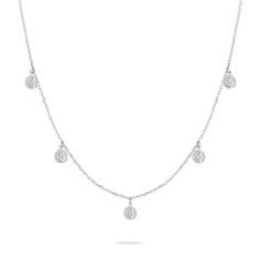 Tamaris Originalna jeklena ogrlica z obeski Coins TJ-0447-N-45