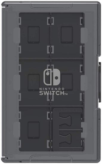 HORI etui za igralne karte, Nintendo Switch, črn (ACC-0819)