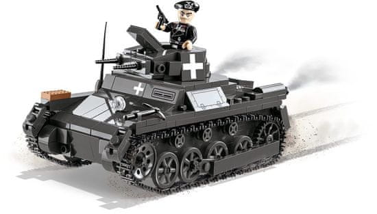 Cobi Druga svetovna vojna Panzer I Ausf A, 330 kock, 1 figura