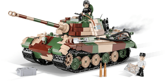 Cobi Druga svetovna vojna Panzer VI Tiger Ausf. B Konigstiger, 1000 kock, 2 figurici