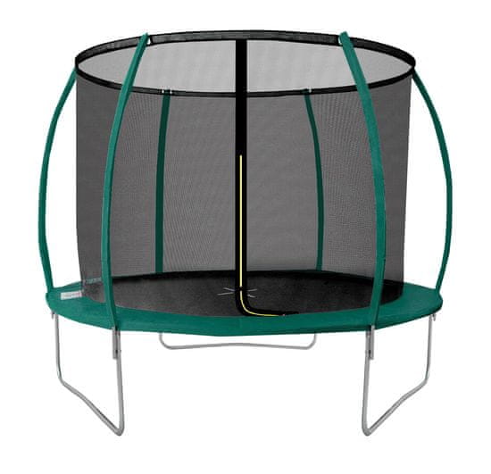 Aga SPORT EXCLUSIVE Trampolin 250 cm Temno zelena + zaščitna mreža