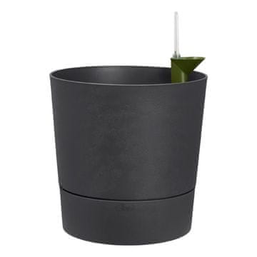 Elho Greensense Aqua Care Okrogli samoprelivni lonček za sadike - ogleno siva 30 cm