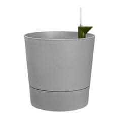 Elho Greensense Aqua Care Okrogli samoplačniški lonček - svetli beton 30 cm