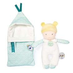 Doudou Jolijou Dojenček v previjalni odeji 20 cm
