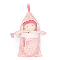 Doudou Jolijou Dojenček v previjalni odeji 20 cm