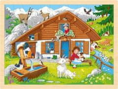 Goki Puzzle V Alpah 96 kosov - lesene