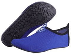 Merco Kožni neopreni škornji modri XL