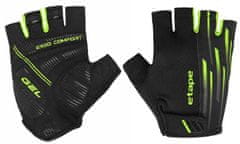 Etape Kolesarske rokavice Speed črno-zelene XL