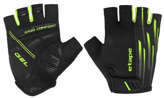 Etape Kolesarske rokavice Speed črno-zelene M
