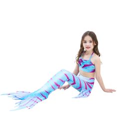 Master Kostum in kopalke morska deklica Marina, 130 cm