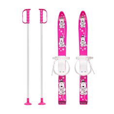 Master Baby Ski 70 cm, otroške plastične smuči, roza