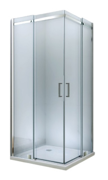 S6 Steklarstvo Šest Tuš kabina EX803A, 90x90x200cm, 6mm, Nano Easy Clean