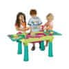 Igralna mizica Creative Fun Table, svetlo zelena/ vijolična, UMAZANA EMBALAŽA